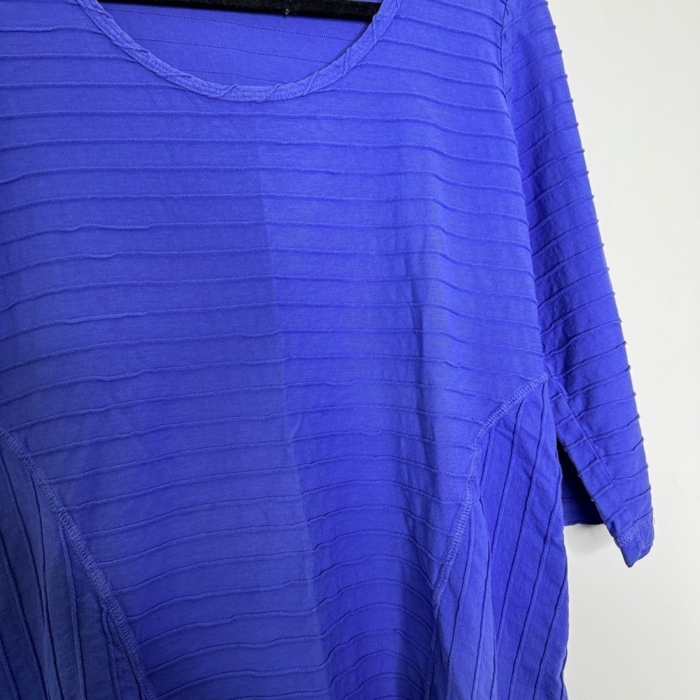 Soft Surroundings Purple Textured Top S - Picture 6 of 8